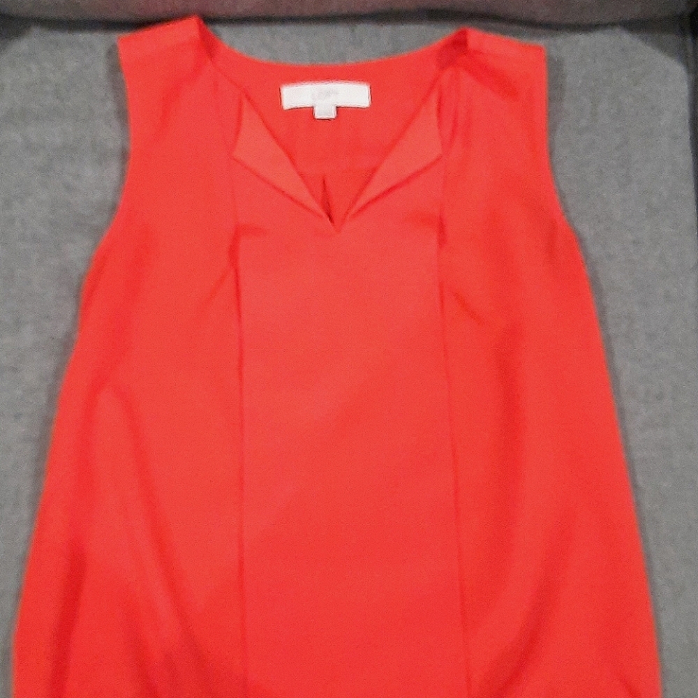 Like new Loft XS orange-red blouse